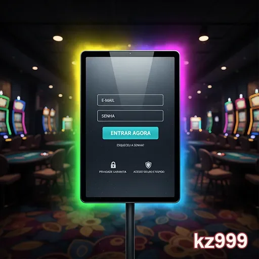 Ilustração de Acesse o app móvel do kz999 para uma experiência prática