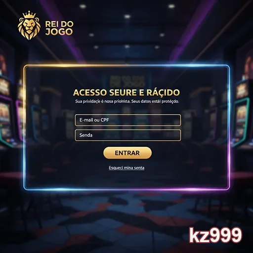 Ilustração de Acesse o melhor do cassino online com kz999