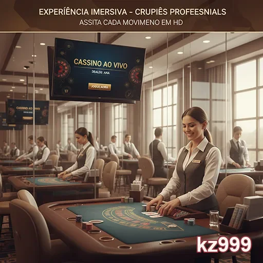 Ilustração de Acesse o melhor do cassino online com kz999