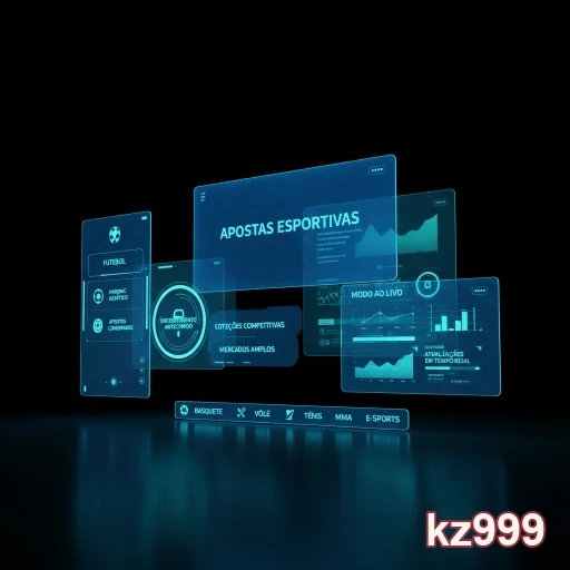 Ilustração de Acesse o melhor do cassino online com kz999